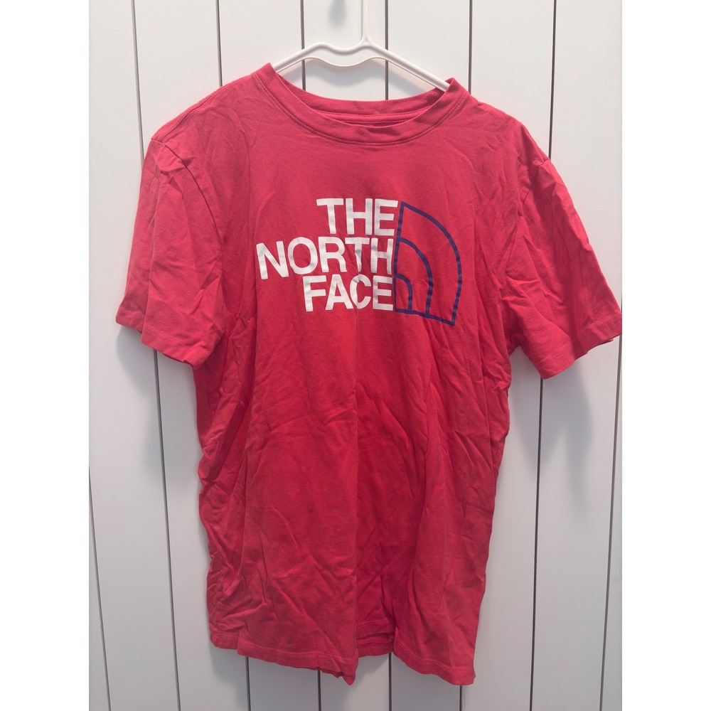The North Face Graphic Tee Mens M Red Logo Short Sleeve Gorpcore Streetwear